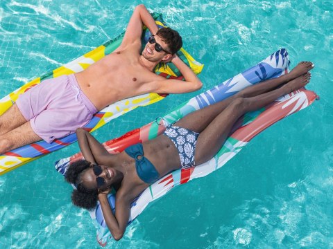 Bestway Bestway Kolorowy dmuchany Materac 183 x 69cm 44033