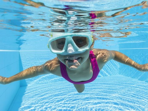 Bestway Bestway Maska Okulary do pływania i snurkowania ZIELONE 22011