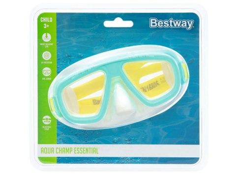 Bestway Bestway Maska Okulary do pływania i snurkowania ZIELONE 22011