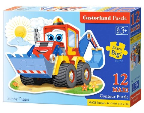 Castorland Puzzle 12-elementów MAXI Funny Digger