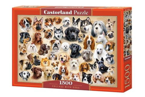 Castorland Puzzle 1500 el. Collage with Dogs