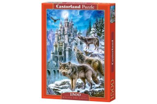 Castorland Puzzle 1500 el. Wolves and Castle