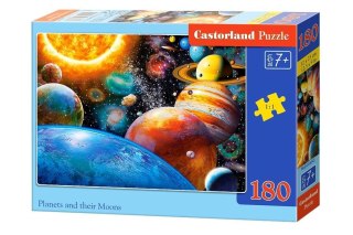 Castorland Puzzle 180 elementów Planets and their Moons