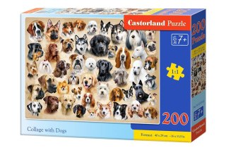Castorland Puzzle 200 el. Collage with Dogs