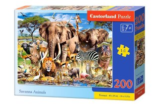 Castorland Puzzle 200 el. Savanna Animals