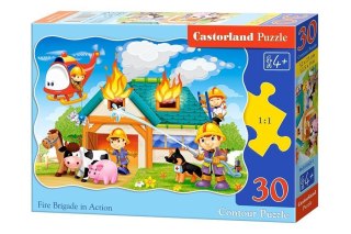Castorland Puzzle 30 el. Fire Brigade in Action