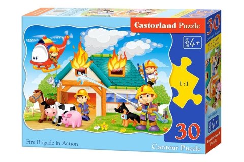 Castorland Puzzle 30 el. Fire Brigade in Action