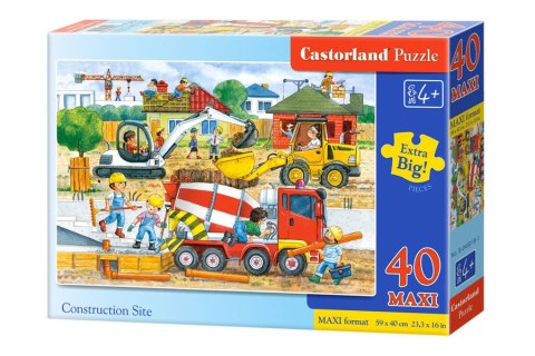 Castorland Puzzle 40 el. MAXI Construction Site