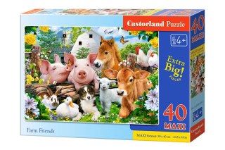 Castorland Puzzle 40 el. MAXI Farm Friends