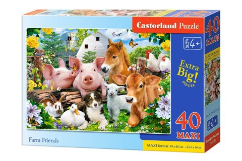 Castorland Puzzle 40 el. MAXI Farm Friends