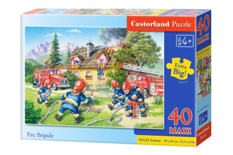 Castorland Puzzle 40 el. MAXI Fire Brigade