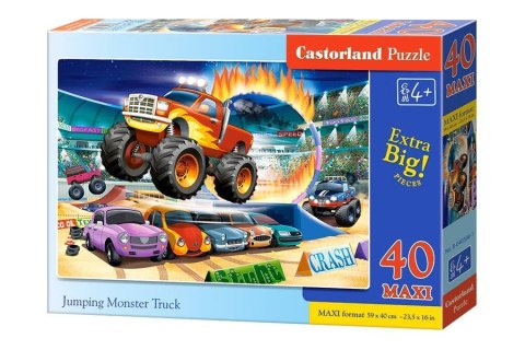 Castorland Puzzle 40 el. MAXI Jumping Monster Truck