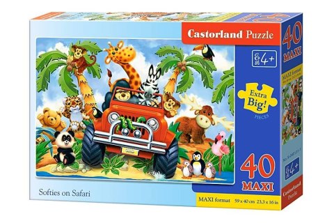 Castorland Puzzle 40 el. MAXI Softies on Safari