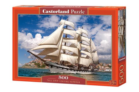 Castorland Puzzle 500 el. Tall Ship Leaving Harbour