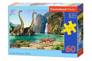 Castorland Puzzle 60 el. In the Dinosaurs World - dinozaury