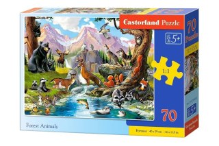 Castorland Puzzle 70 el. Forest Animals