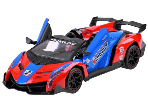 JOKOMISIADA Autko sportowe z otwierane drzwi + pilot RC0583