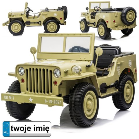 JOKOMISIADA Auto na akumulator 3os J E E P Willys pilot PA0249