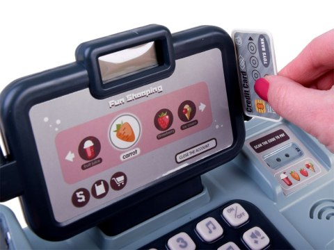 JOKOMISIADA Kasa fiskalna dla dzieci skaner waga smartfon koszyk zabawa w sklep ZA4147