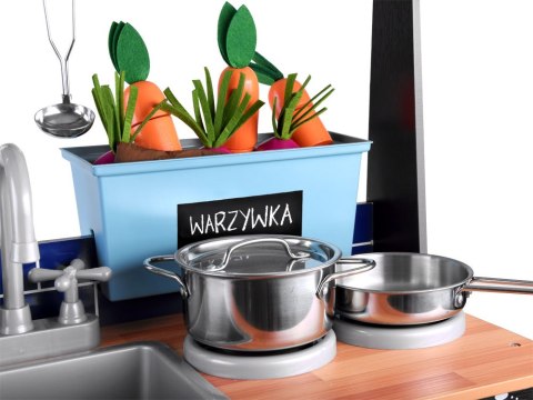 JOKOMISIADA Loft Kuchnia drewniana dla dzieci lodówka ZA4129