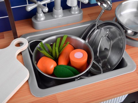 JOKOMISIADA Loft Kuchnia drewniana dla dzieci lodówka ZA4129