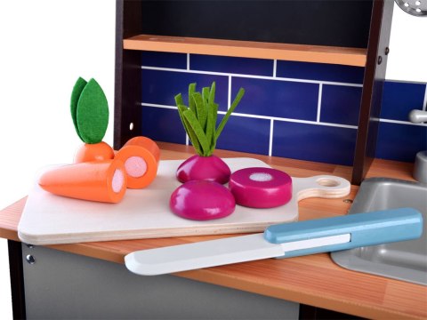 JOKOMISIADA Loft Kuchnia drewniana dla dzieci lodówka ZA4129