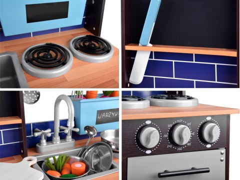 JOKOMISIADA Loft Kuchnia drewniana dla dzieci lodówka ZA4129