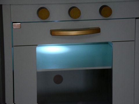 JOKOMISIADA Miętowa drewniana Kuchnia dla dzieci efekty dźwiękowe świetlne ZA4128