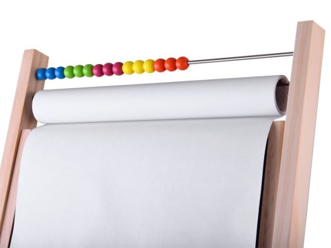 JOKOMISIADA Tablica drewniana kredowa magnetyczna 3w1 sztaluga kreda pisaki TA0096