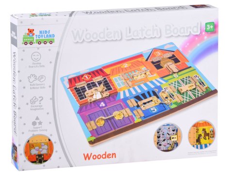 JOKOMISIADA Tablica sensoryczna manipulacyjna zamki ZA4133