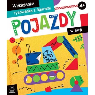 Aksjomat Aksjomat Pojazdy w akcji. Wyklejanka rysowanka 4+ KS0711