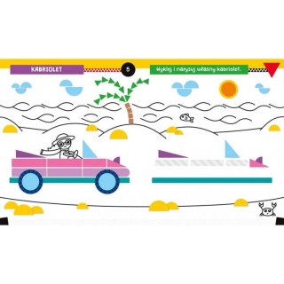 Aksjomat Aksjomat Samochody na ulicy. Wyklejanka rysowanka 4+ KS0716