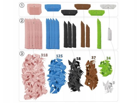 Alexander Alexander Zestaw kreatywny Origami 3D FLAMING 2572