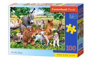 Castorland Puzzle 100 el. On the Farm