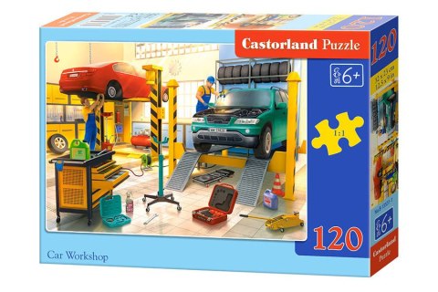 Castorland Puzzle 120-elementów Car Workshop