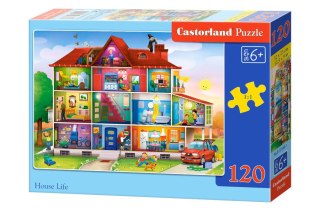 Castorland Puzzle 120-elementów House Life B-13548-1
