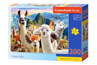 Castorland Puzzle 200 el. Llamas Selfie