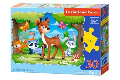 Castorland Puzzle 30 el. Deer and Friends
