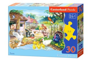 Castorland Puzzle 30 elementów Farm B-03310
