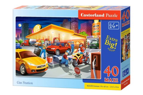Castorland Puzzle 40-elementów MAXI Gas Station