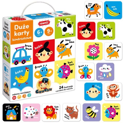 CzuCzu CzuCzu Duże KARTY kontrastowe od 6 m + ZA4238