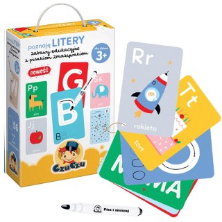 CzuCzu CzuCzu Poznaję litery + pisak zmywalny ZA4220