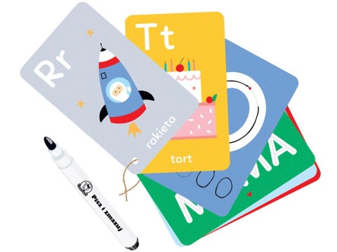 CzuCzu CzuCzu Poznaję litery + pisak zmywalny ZA4220