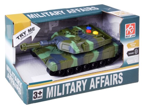 JOKOMISIADA Czołg wojskowy moro światła dźwięk ZA4267 ZI