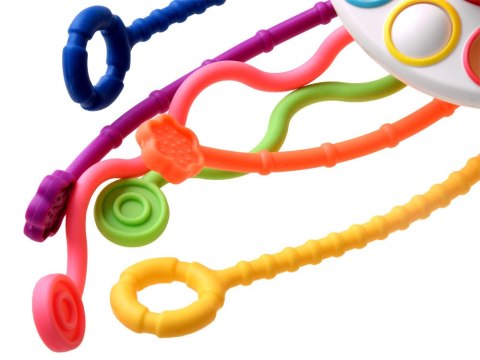 JOKOMISIADA Interaktywna zabawka sensoryczna 4w1 gryzak Pop it ZA4274