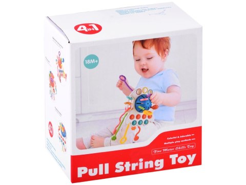 JOKOMISIADA Interaktywna zabawka sensoryczna 4w1 gryzak Pop it ZA4274