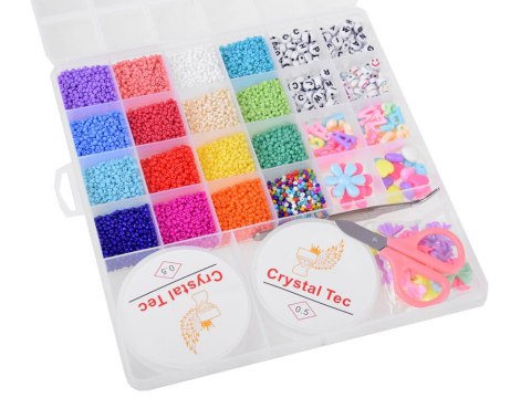 JOKOMISIADA Koraliki do bransoletek zestaw koralików DIY biżuteria dla dzieci ZA4172