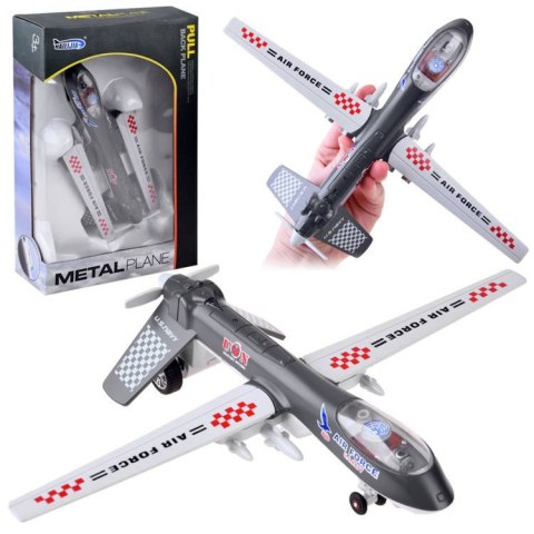 JOKOMISIADA Metalowy DRON wojskowy bojowy dźwięk ZA4327 CY