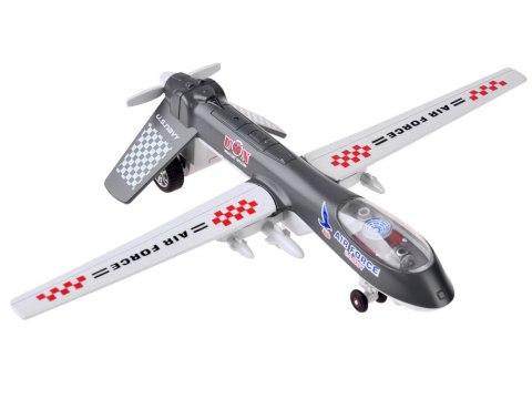 JOKOMISIADA Metalowy DRON wojskowy bojowy dźwięk ZA4327 CY