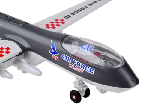 JOKOMISIADA Metalowy DRON wojskowy bojowy dźwięk ZA4327 CY